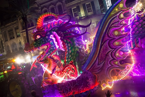 Kern Studios - Mardi Gras float - Orpheus-Leviathan